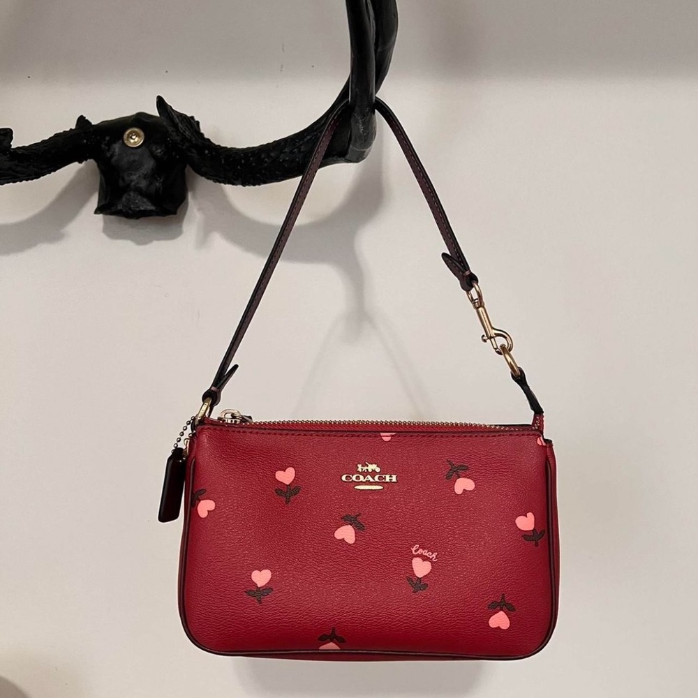 Coach Nolita 19 Heart Floral Print